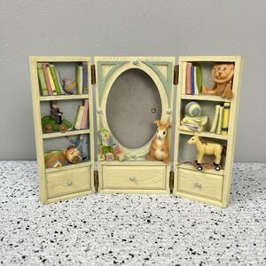 Westland Giftware Nursery Resin 3D Picture Frame Miniature Bookshelf Baby 2000